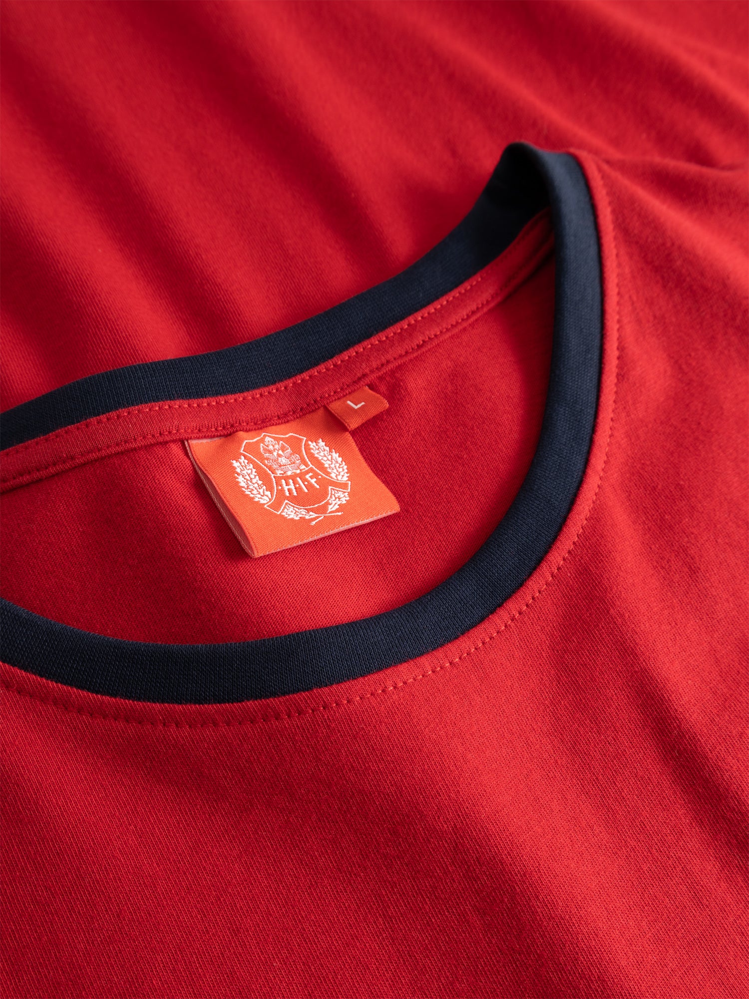 Matchtröja retro röd HIF