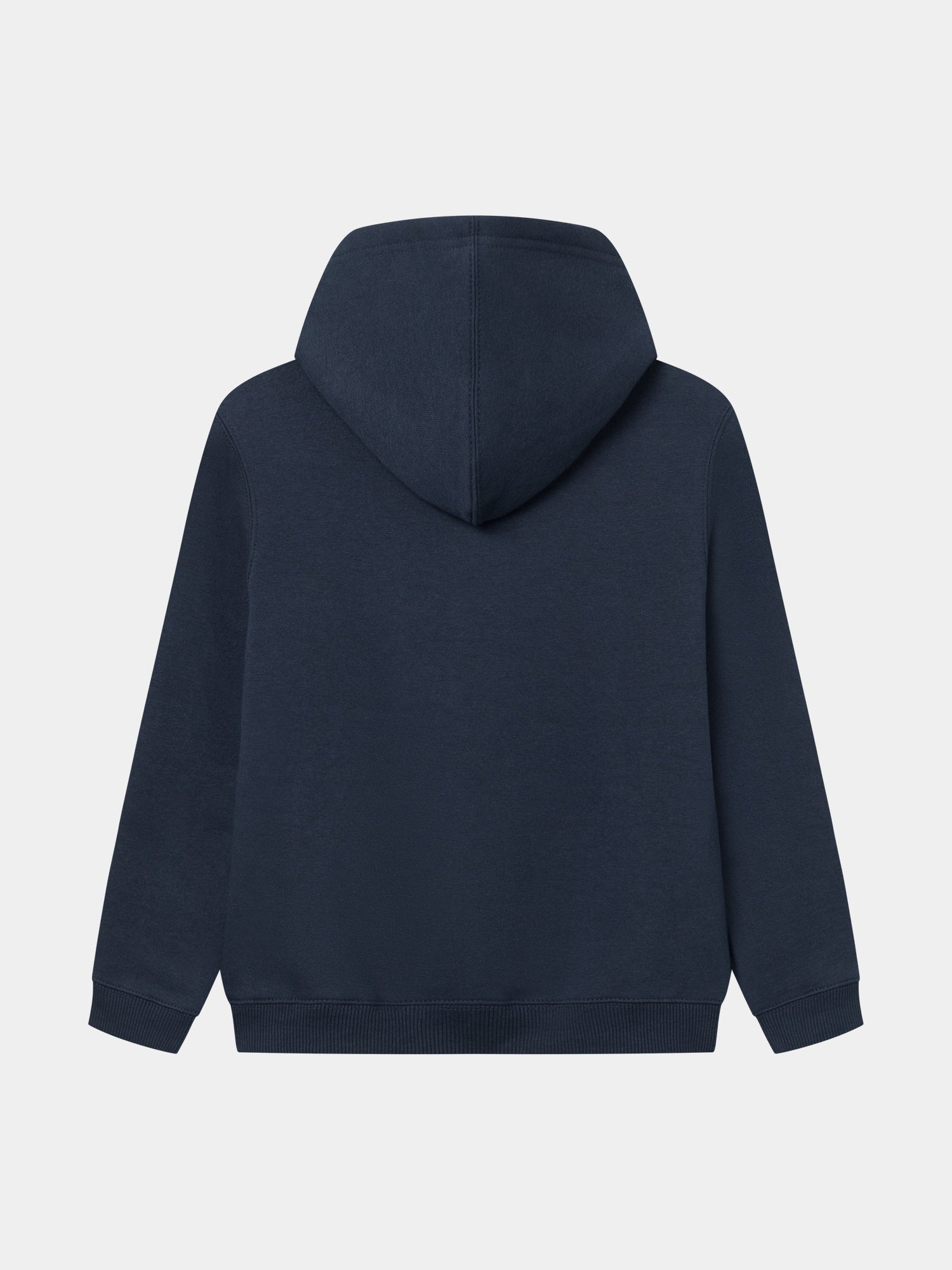 Hoodie kids marinblå Emblem