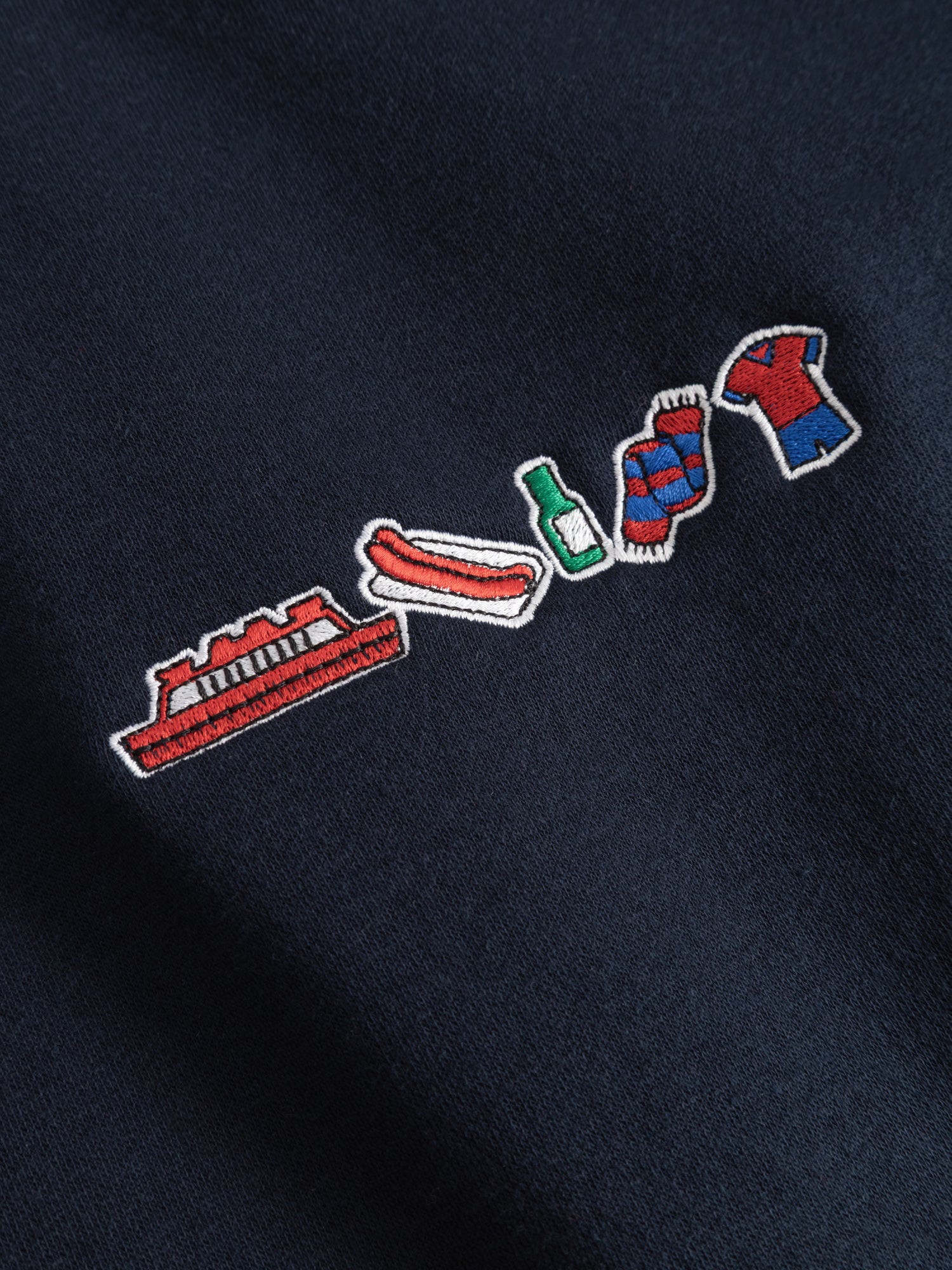 Sweatshirt marinblå Tura