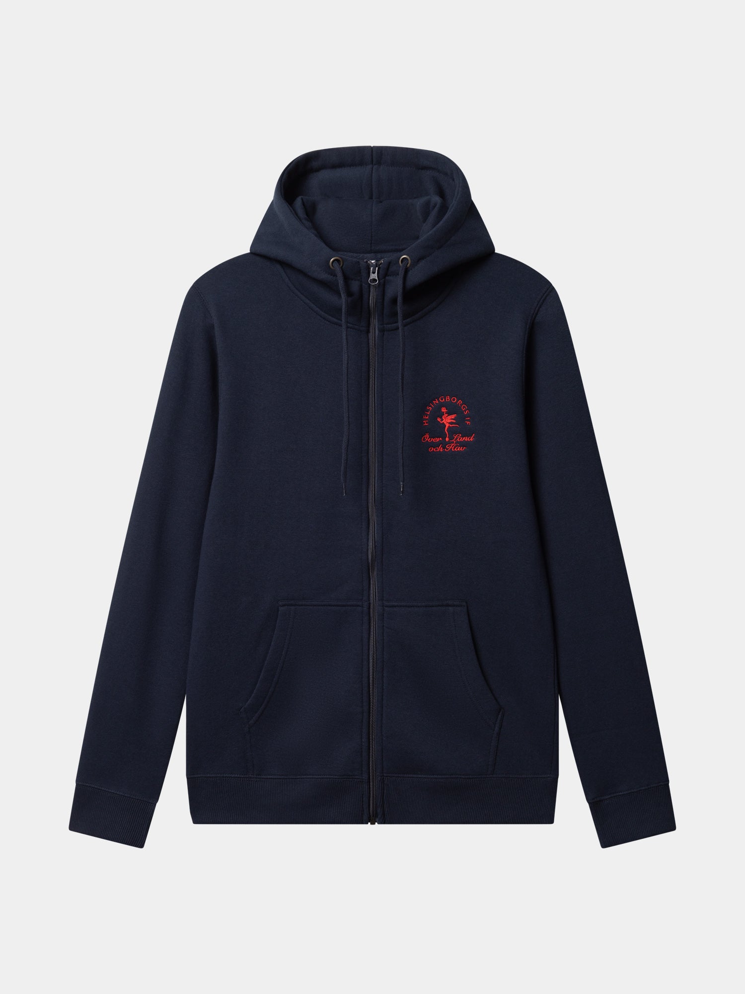 Zip hood marinblå Över Land Och Hav