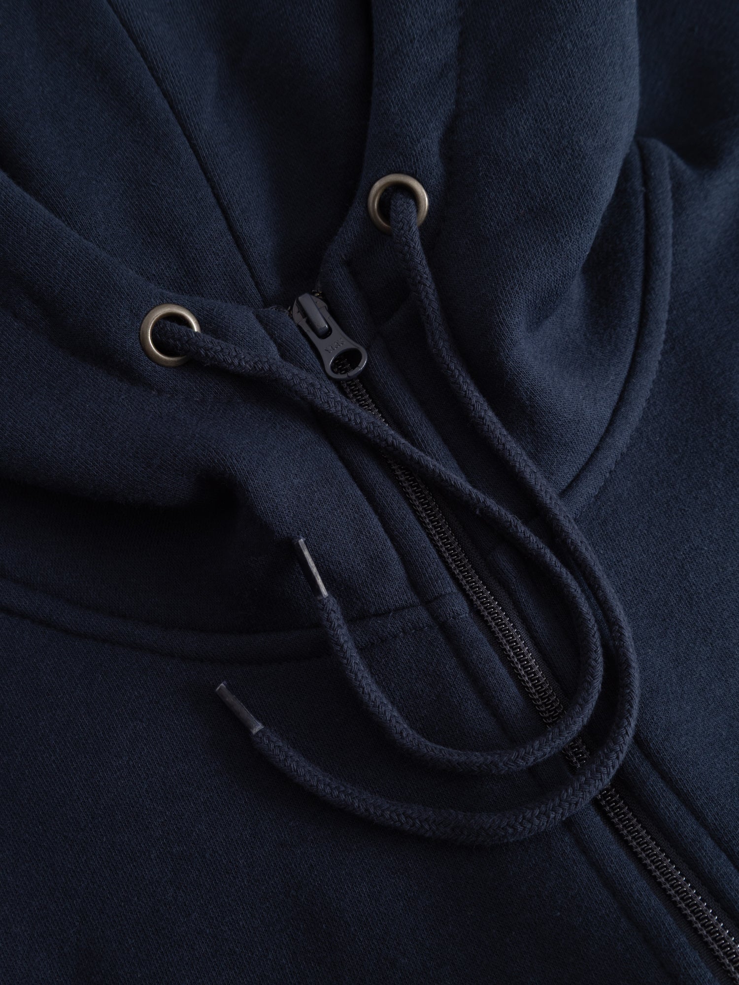 Zip hood marinblå Över Land Och Hav