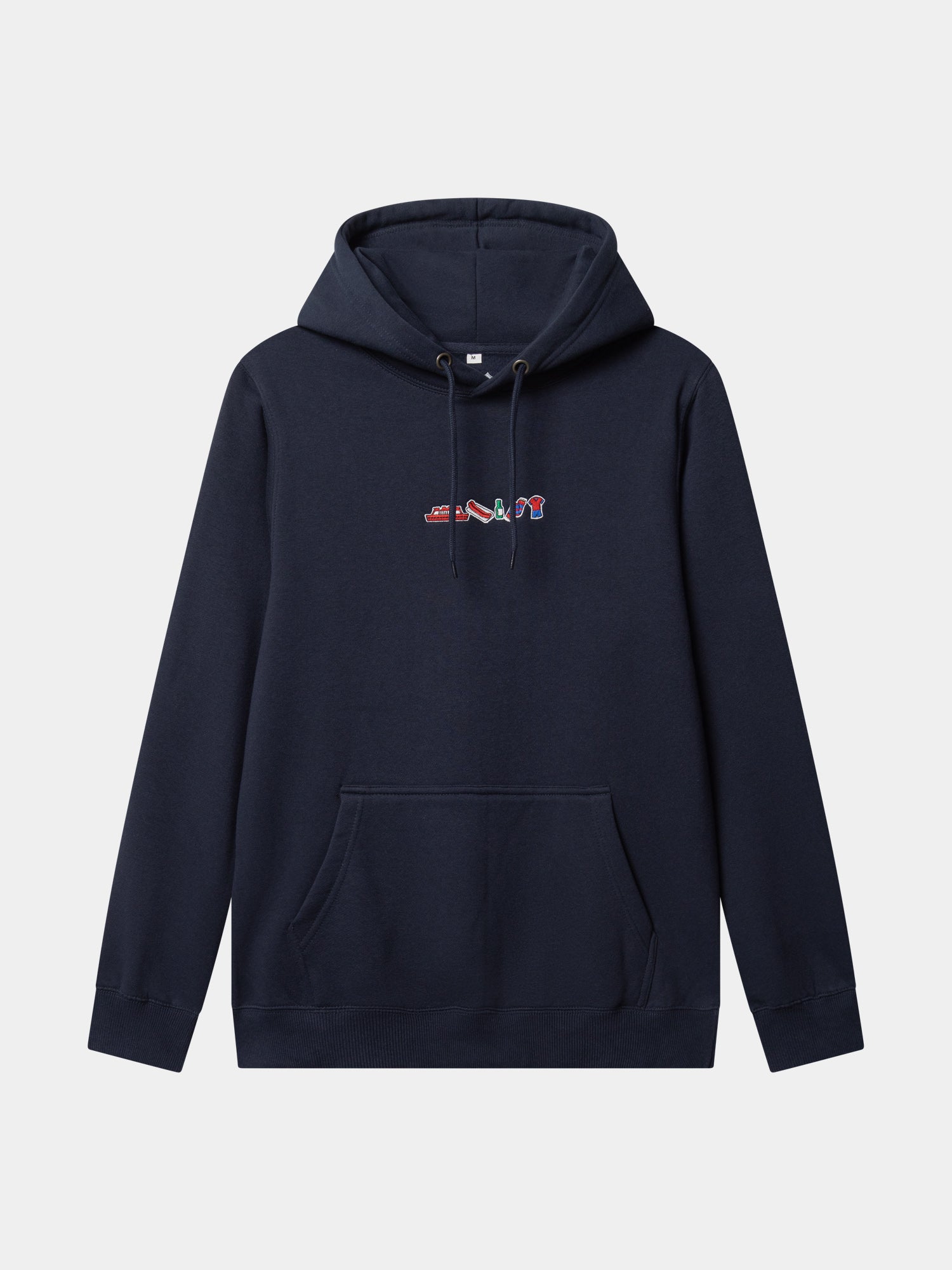 Hoodie marinblå Tura